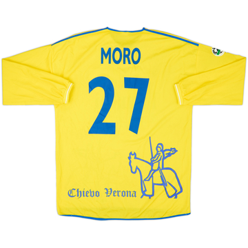2001-02 Chievo Verona Maillot de match Domicile Manches longues Moro #27