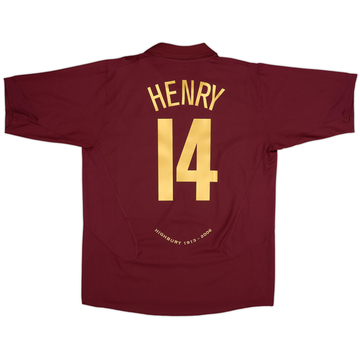 2005-06 Arsenal Maillot domicile Henry #14 - 9/10 - (XL)