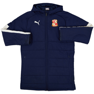 2018-19 Swindon Puma Manteau de banc rembourré - 7/10 - (S)