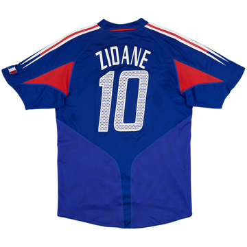 2004-06 France Maillot Domicile Zidane #10 - 5/10 - (L)