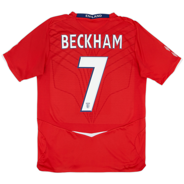 2008-10 England Maillot extérieur Beckham #7 - 5/10 - (M)
