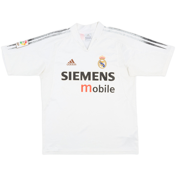 2004-05 Real Madrid Camiseta Local - 4/10 - (XL.Boys)