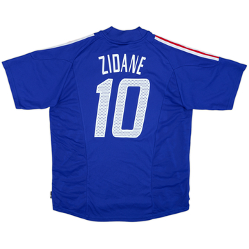 2002-04 France Maillot domicile Zidane #10 - 6/10 - (L)