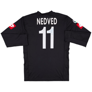 2001-02 Juventus Maillot Extérieur ML Version Joueur Signé Nedved #11 - 6/10 - (XL)
