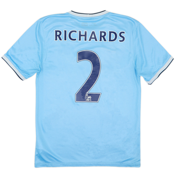2013-14 Manchester City Maillot domicile Richards #2 - 6/10 - (S)