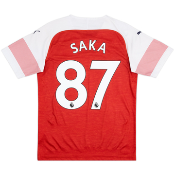 2018-19 Arsenal Maillot Domicile Saka #87 - 7/10 - (S)