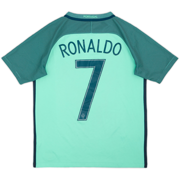 2016-18 Portugal Maillot extérieur Ronaldo #7 - 9/10 - (L. Garçon)