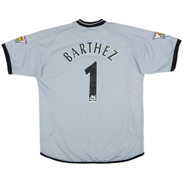 2001-02 Manchester United Maillot Centenaire GB MC Barthez #1 - 6/10 - (M)