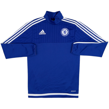 2015-16 Chelsea adidas Haut d'entraînement 1/4 Zip - 8/10 - (XS)