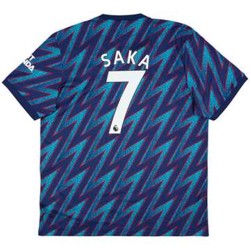 2021-22 Arsenal Maillot Third Saka #7 (XL)