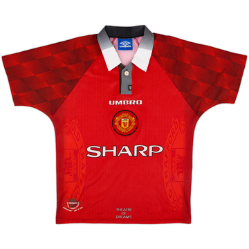1996-98 Manchester United maillot domicile - 5/10 - (Y)