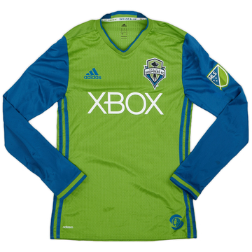 2016-17 Seattle Sounders Maillot Domicile Manches Longues Version Joueur - 8/10 - (S)