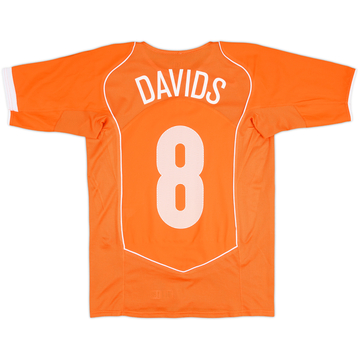 2004-06 Pays-Bas Maillot domicile Davids #8 - 10/10 - (XL.Boys)