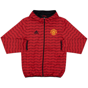 2015-16 Manchester United adidas Veste de survêtement à capuche - 6/10 - (L)