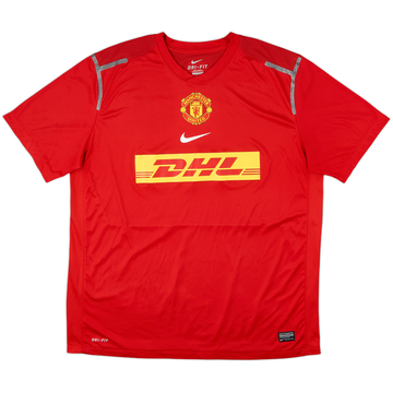 2012-13 Manchester United Version Joueur Nike Maillot d'entraînement - 9/10 - (XL)