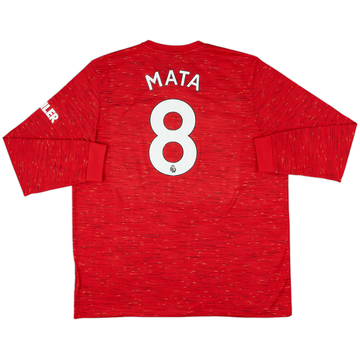 2020-21 Manchester United Maillot Domicile ML Mata #8 - 8/10 - (XXL)