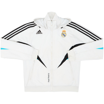 2008-09 Real Madrid adidas Veste de survêtement à capuche - 5/10 - (S)