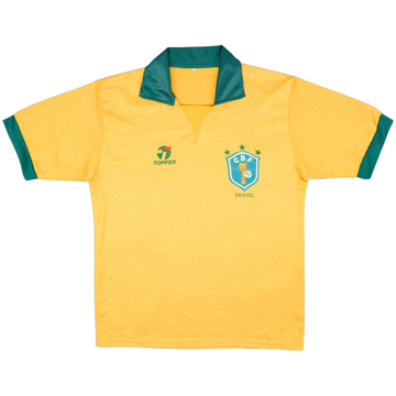 1985-88 Brazil Maillot Domicile - 8/10 - (L)