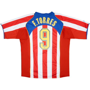 2004-05 Atletico Madrid Maillot domicile Torres #9 - 8/10 - (XL)