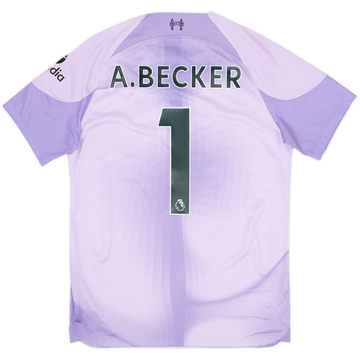 2022-23 Liverpool GK S/S Maillot A.Becker #1 - 9/10 - (S)