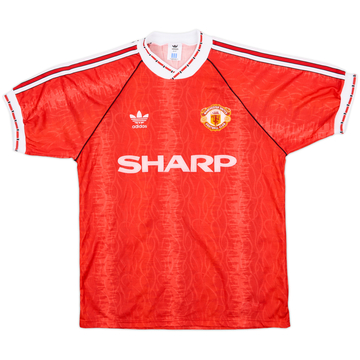 1990-92 Manchester United Maillot domicile - 8/10 - (M)