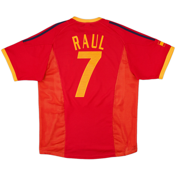 2002-04 Spain Maillot Domicile Raul #7 - 6/10 - (L)