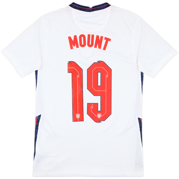 2020-22 England Maillot Domicile Mount #19 - 7/10 - (S)