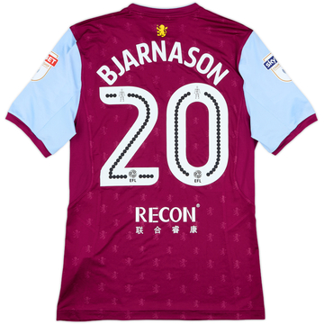 2017-18 Aston Villa Maillot Domicile de match Bjarnason #20
