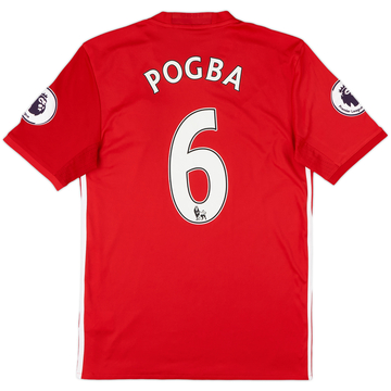 2016-17 Manchester United Maillot Domicile Pogba #6 - 8/10 - (S)
