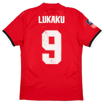 2017-18 Manchester United Maillot Domicile Lukaku #9 - 5/10 - (S)