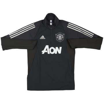 2019-20 Manchester United adidas 1/4 Zip Haut d'entraînement - 9/10 - (S)