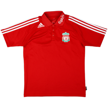 2008-09 Liverpool adidas Polo - 8/10 - (S)