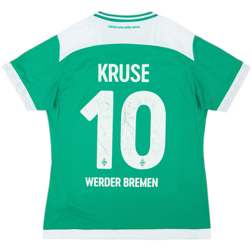 2018-19 Werder Bremen Maillot Domicile Kruse #10 - 4/10 - (XL Femme)