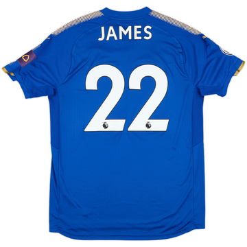 2017-18 Leicester Maillot domicile de match James #22
