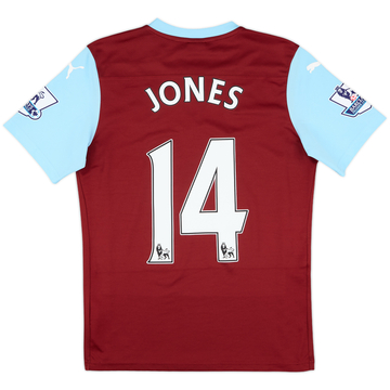 2014-15 Burnley Maillot domicile de match Jones #14