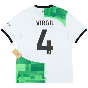 2023-24 Liverpool Maillot Extérieur Virgil #4 (L)