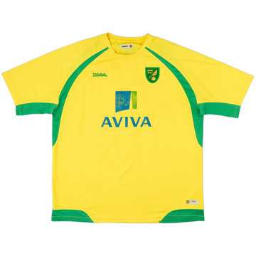 2010-11 Norwich Maillot Domicile - 6/10 - (XXL)