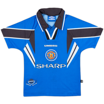 1996-98 Manchester United Maillot Third - 7/10 - (S.Boys)