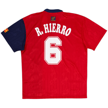 1996-98 Espagne Maillot domicile R.Hierro #6