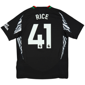 2024-25 Arsenal Maillot Extérieur Authentique Rice #41 (L)