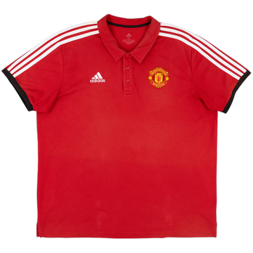 2021-22 Manchester United adidas Polo - 8/10 - (XL)