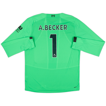 2019-20 Liverpool Maillot GK A.Becker #1 - 7/10 - (L)