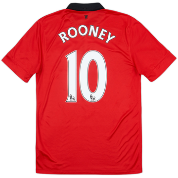 2013-14 Manchester United Maillot Domicile Rooney #10 - 6/10 - (S)