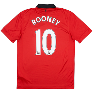 2013-14 Manchester United Maillot Domicile Rooney #10 - 7/10 - (M)