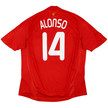 2008-10 Liverpool Maillot Domicile Alonso #14 - 6/10 - (XL)