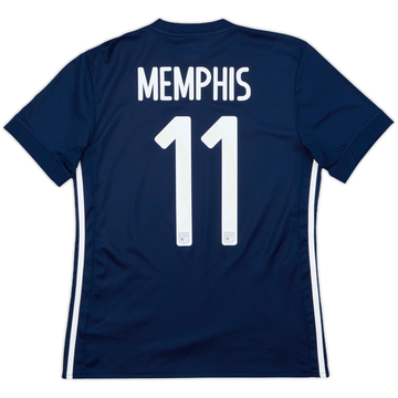 2017-18 Lyon Maillot extérieur Memphis #11 - 10/10 - (S)