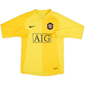 2006-07 Manchester United Maillot GK - 8/10 - (M.Boys)