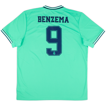 2019-20 Real Madrid Maillot Third Benzema #9 (XL)