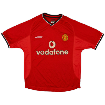 2000-02 Manchester United Maillot Domicile - 5/10 - (Y)