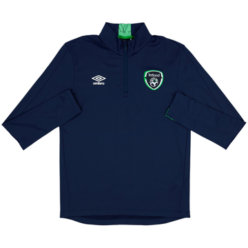 2016-17 Ireland Umbro Haut d'entraînement 1/4 zip - 10/10 - (L)